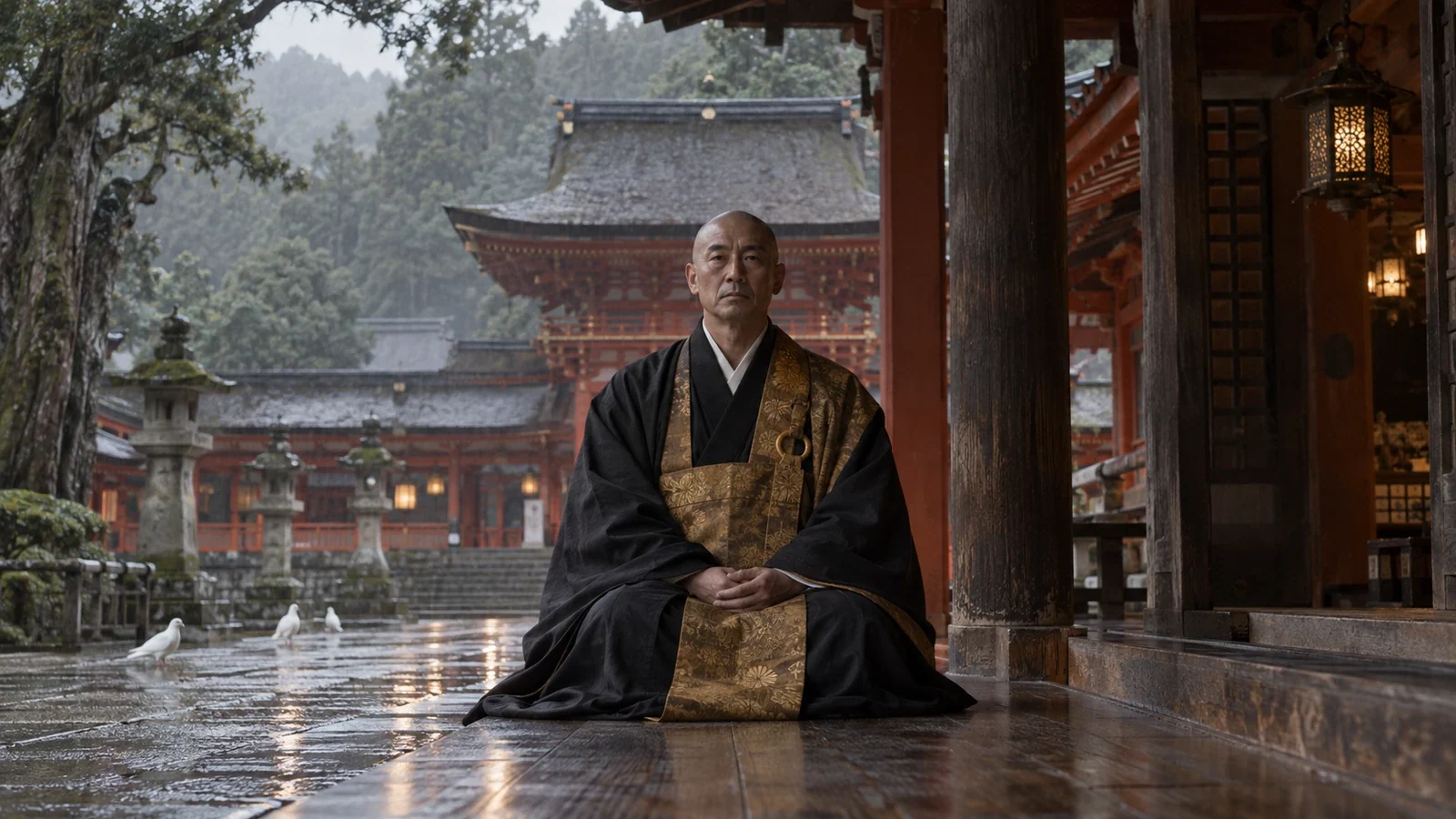 Illustration of Hachiman.