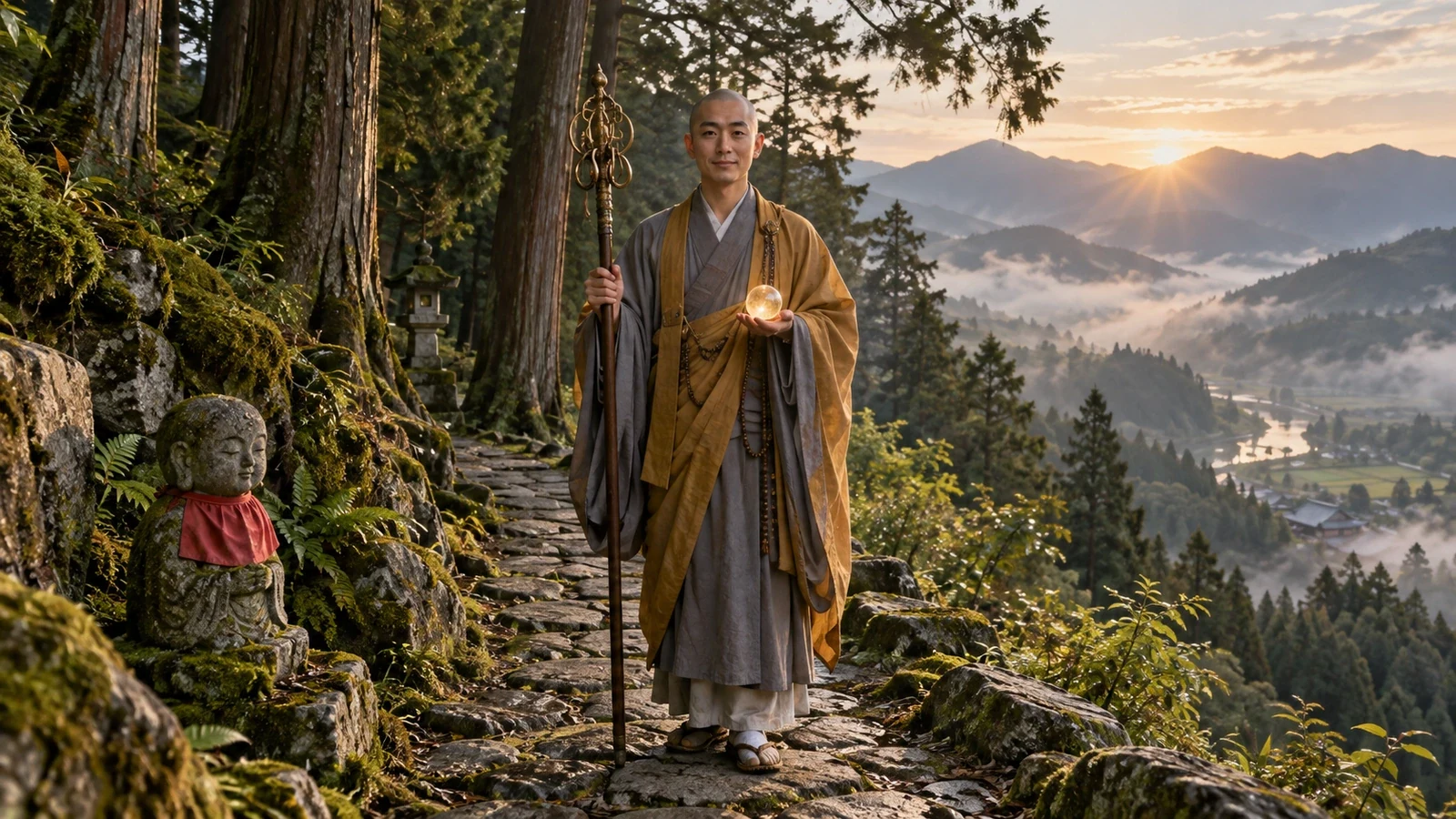 Illustration of Jizō.