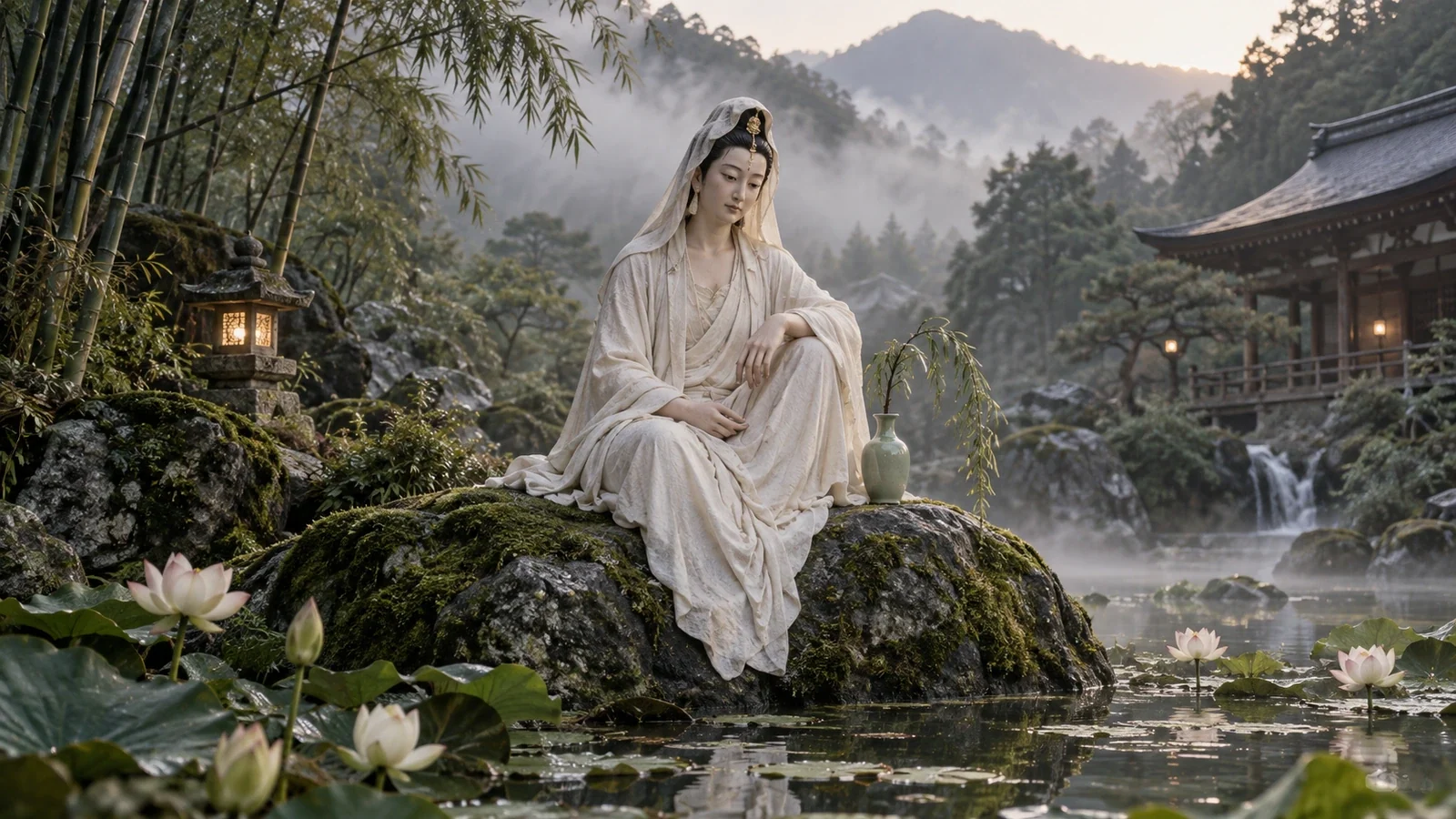 Illustration of Kannon.