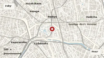 Map of the event area for YOASOBI “超惑星” - Tokyo in Tokyo
