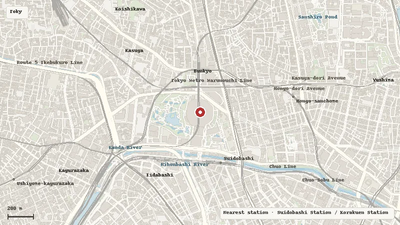 Map of the event area for YOASOBI “超惑星” - Tokyo in Tokyo