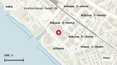 Map of the event area for Tokyo Comic Con 2026 in Makuhari / Chiba City, Chiba