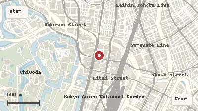 Map of the event area for 103rd Hakone Ekiden in Otemachi to Hakone / Lake Ashi, Tokyo / Kanagawa