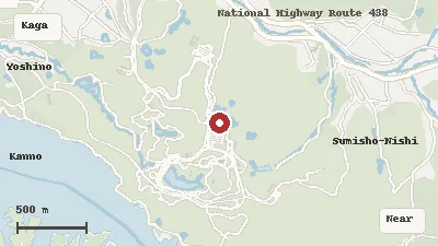 Map of the area around Sanuki Mannou Park in Kagawa
