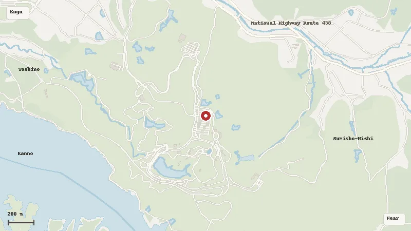 Map of the area around Sanuki Mannou Park in Kagawa