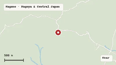 Map of the area around Togakushi Shrine - Okusha in Nagano