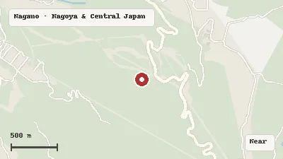 Map of the area around Nozawa Onsen Snow Resort in Nagano