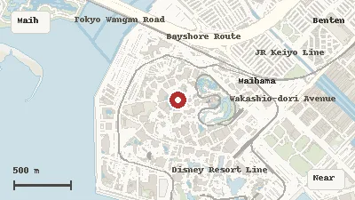 Map thumbnail for Tokyo Disneyland