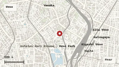 Map thumbnail for Ueno Zoo